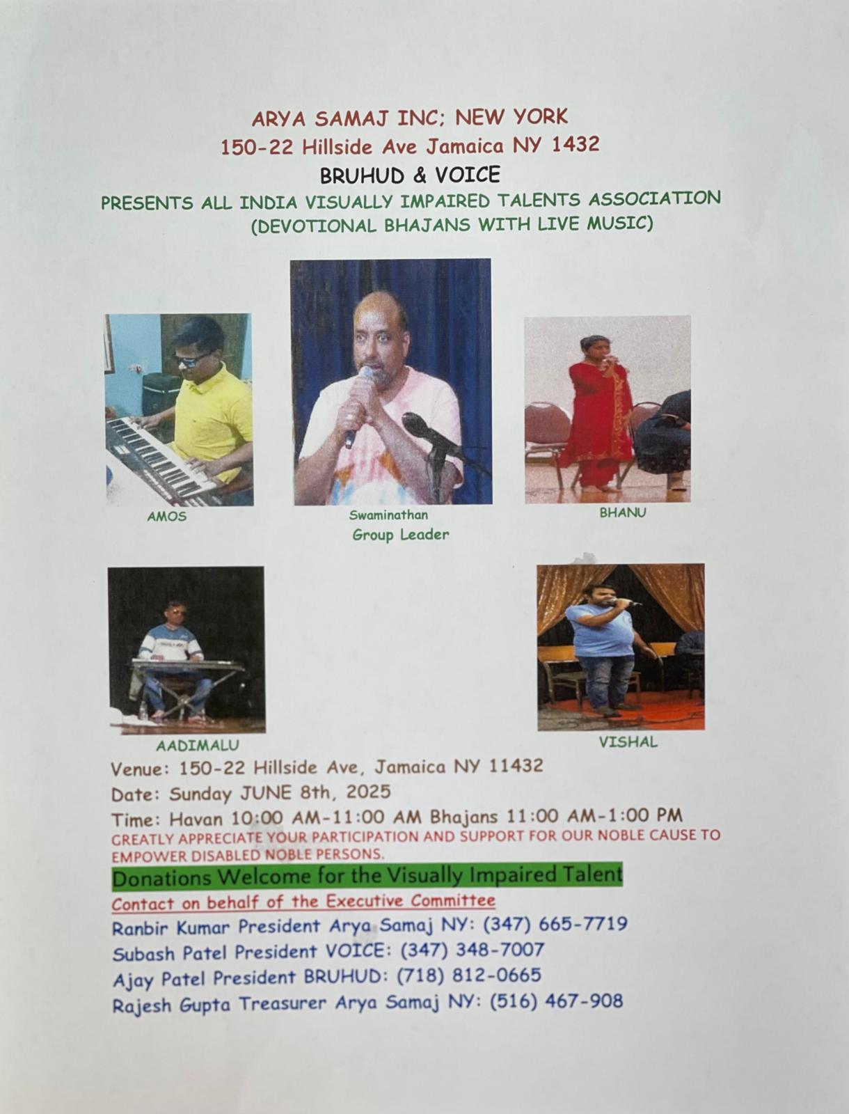 Devotional Bhajan Concert for a Noble Cause