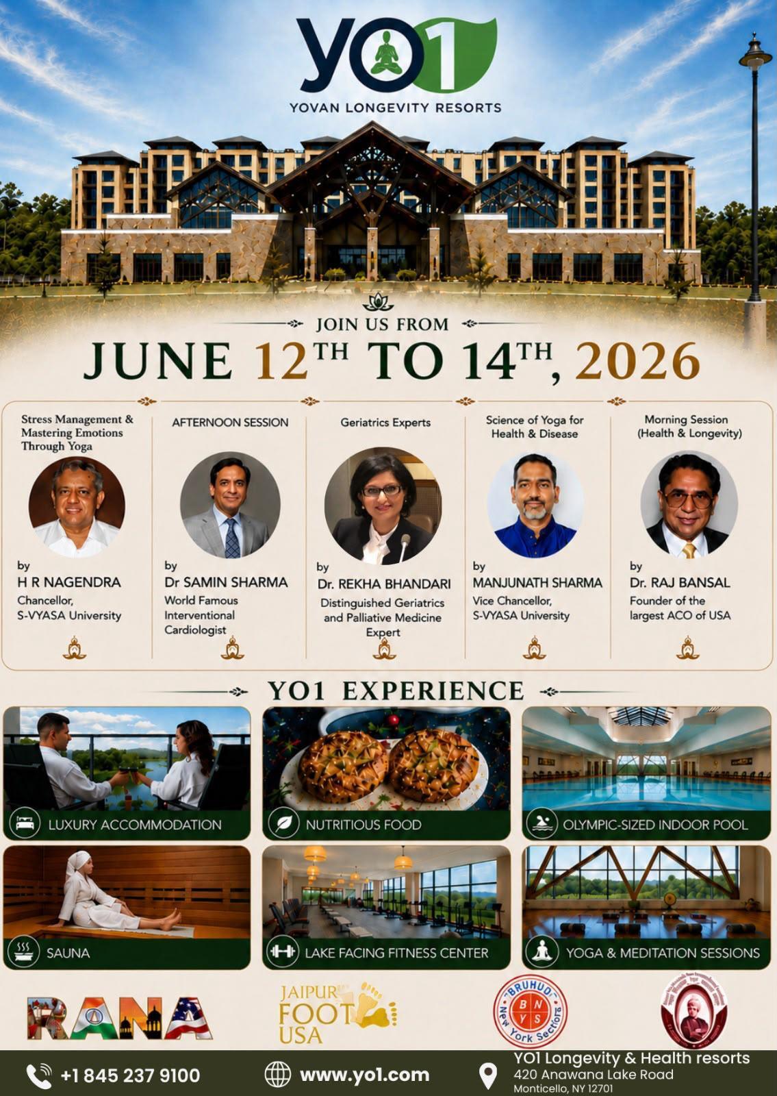 Y01 Longevity & Health Retreat 2026
